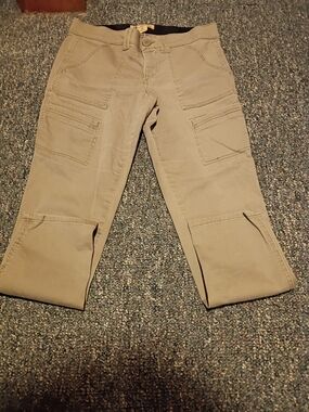 Democracy Ab Technology High Rise Roll Cuff Cargo Utility Pant Size 10